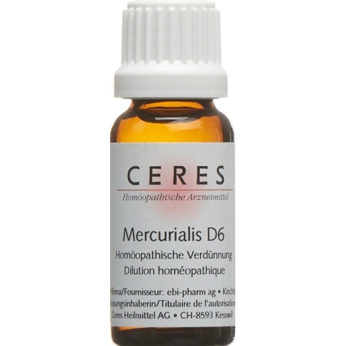 Ceres Mercurialis D 6 Dilution 20ml buy online