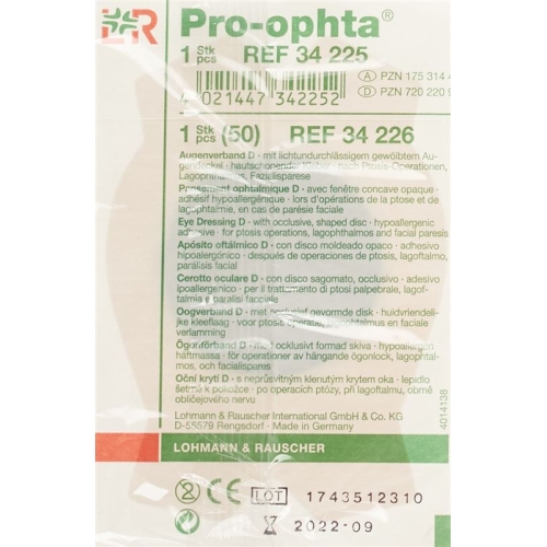 Pro-Ophta Augenverband D Lichtdicht Beige buy online