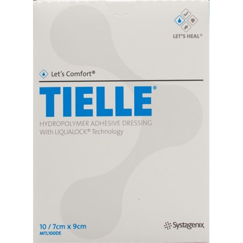 Let's Comfort Tielle Classic Hydropolymer-Schaumverband 7x9cm 10 Beutel buy online