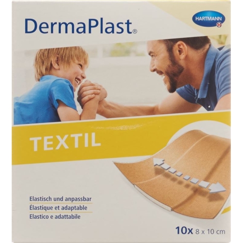 Dermaplast Textil 8cmx10cm 10 Plasters buy online