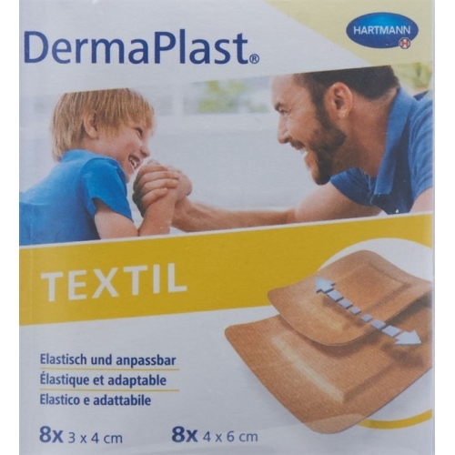 Dermaplast Textil Centro Strips Skin-Coloured 16 Pieces buy online