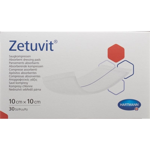 Zetuvit Absorptionsverband 10x10cm 30 Stück buy online