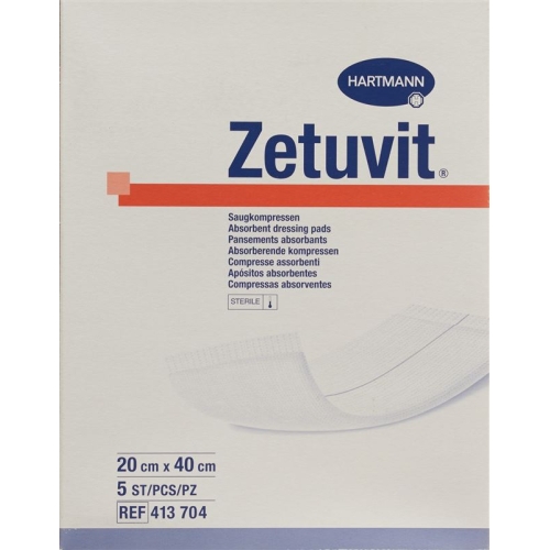 Zetuvit Absorptionsverband 20x40cm Steril 5 Stück buy online