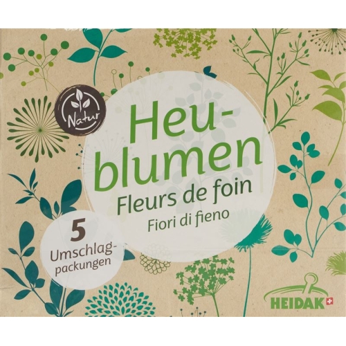 Heidak Heublumen für Wickel 5 Beutel 50g buy online