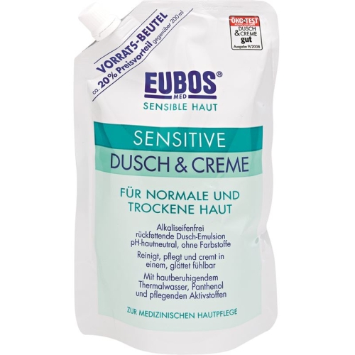 Eubos Sensitive Dusch + Creme Refill 400ml buy online