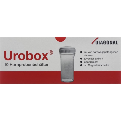 Urobox Harnprobenbehaelter 60ml Keimfrei 10 Stück buy online