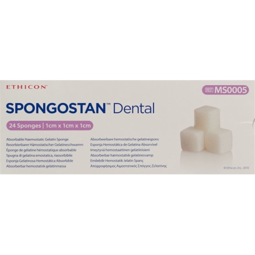 Spongostan Dental 1x1x1cm 24 Stück buy online