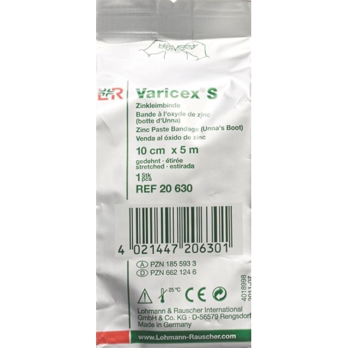 Varicex S Zinkleimbinde 10cm x 5m buy online