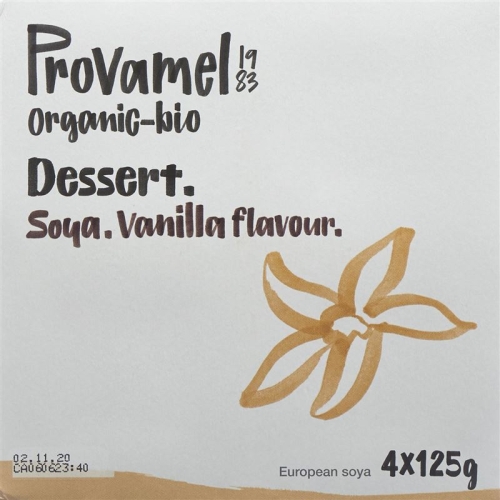 Provamel Bio Soja Dessert Vanille 4x 125g buy online