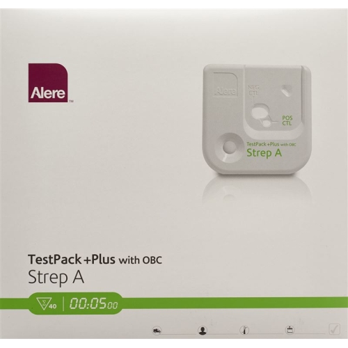 Alere Test Pack Plus Strep A with OBC 40 pcs