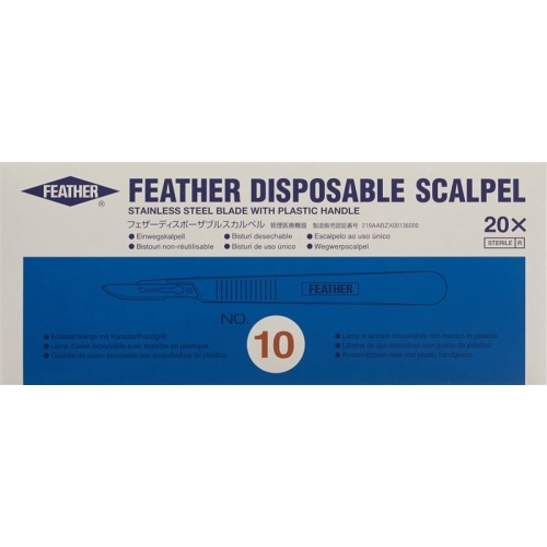 Feather Skalpell 1x Nr 10 20 Stück buy online