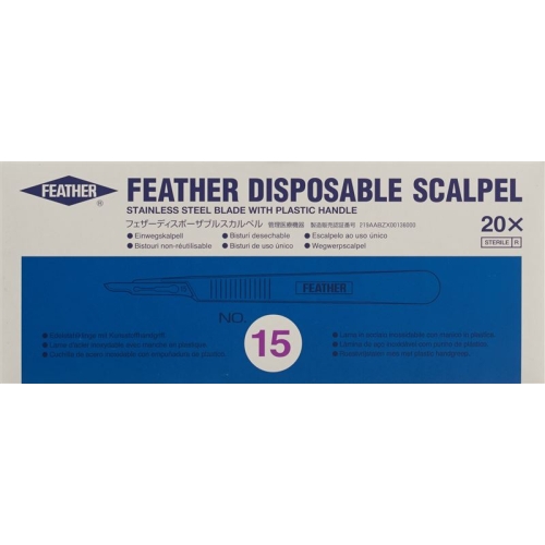 Feather Skalpell 1x Nr 15 20 Stück buy online