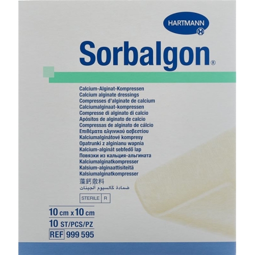 Sorbalgon Kompressen 10x10cm Steril 10 Stück buy online