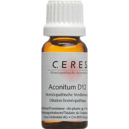 Ceres Aconitum D 12 Dilution 20ml buy online