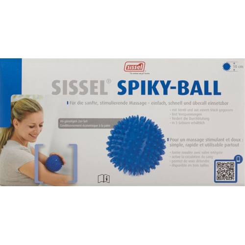 Sissel Igelbaelle 10cm Blau 2 Stück buy online