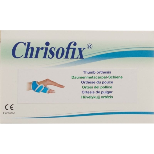 Chrisofix thumb metacarpal splint S left buy online