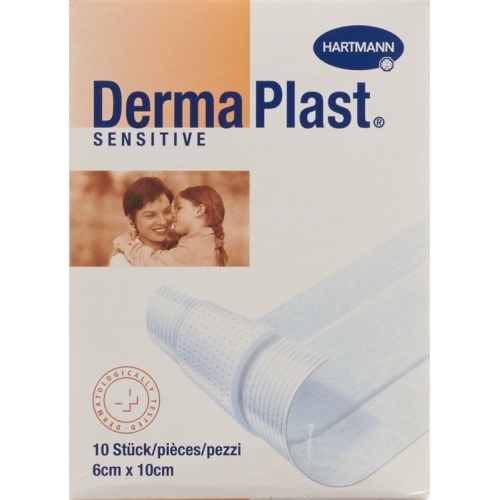 Dermaplast Sensitive Quick Bandage White 6x10cm 10 Pieces buy online