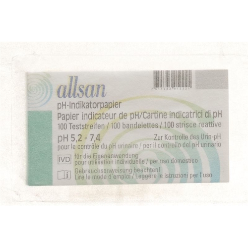 Allsan pH indicator paper 5.2-7.4 100 pcs