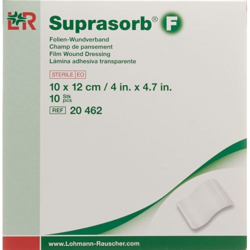 Suprasorb F Folien Verband 10x12cm Steril 10 Stück buy online