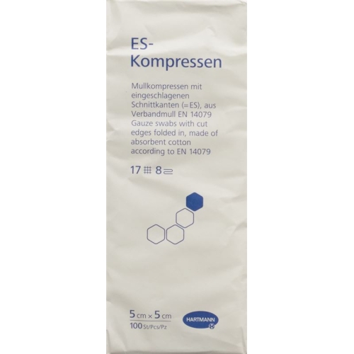 Hartmann Es-Kompressen 8-fach 5x5cm 100 Stück buy online