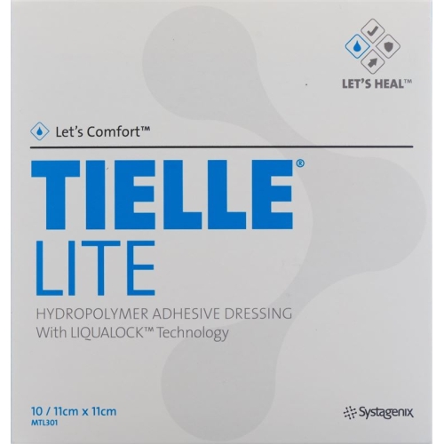 Let's Comfort Tielle Lite Hydropolymer-Verband 11x11cm 10 Beutel buy online