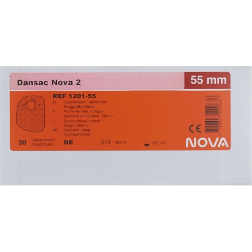 Dansac Nova 2 Colo 55mm Opaque 30 Beutel buy online