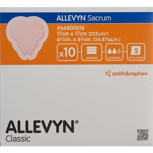 Allevyn Sacrum Wundverband 17x17cm 10 Beutel buy online