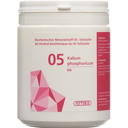 Phytomed Schüssler Nr. 5 Kal Phos Tabletten D 6 500g buy online