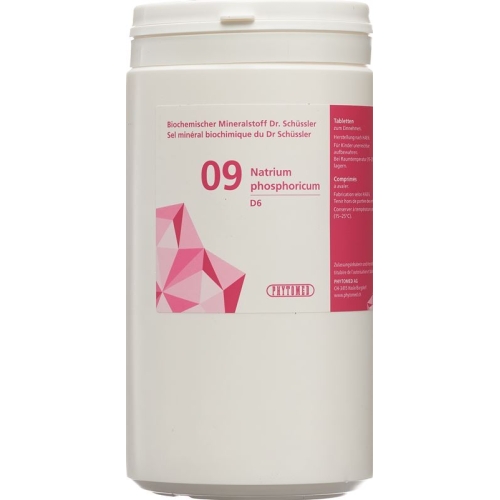 Phytomed Schüssler Nr. 9 Natr Phos Tabletten D 6 1kg buy online