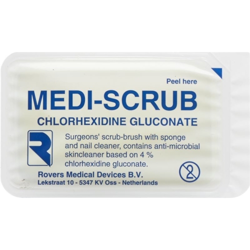 Medi Scrub 1x hand washing brush chlorhexide gluconate buy online