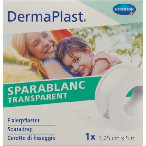 Dermaplast Sparablanc Transparent 1.25cmx5m White buy online