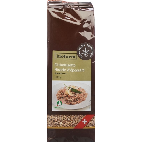 Biofarm Buonfarro Dinkelrisotto Knospe 500g buy online