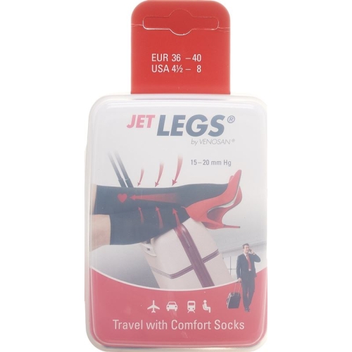 Jet Legs Travel Socks Grösse 41-45 Navy buy online