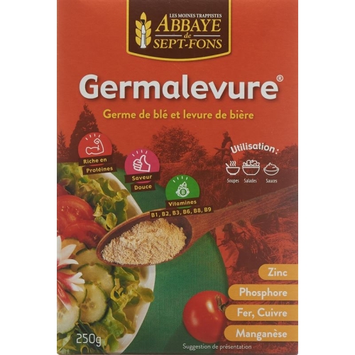 Germalevure Bierhefe Weizenkeime Pulver 250g buy online