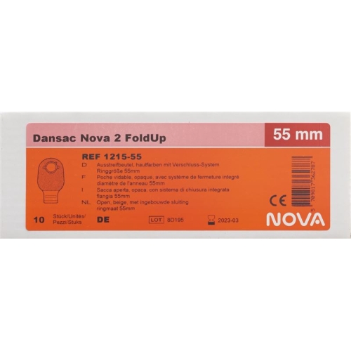 Dansac Nova 2 Foldup Ileo 55mm Opaque 10 Beutel buy online