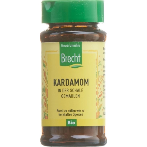 Brecht Kardamon Gemahlen Bio Glas 30g buy online