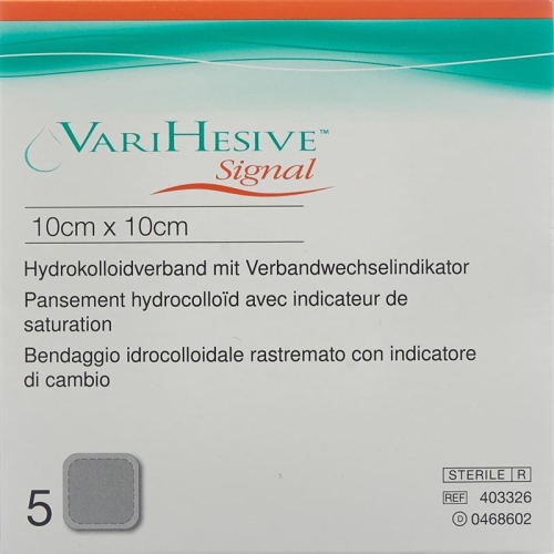 VariHesive Signal Hydrokolloidverband 10x10cm 5 Stück buy online