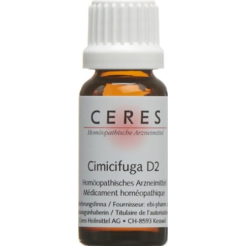 Ceres Cimicifuga D 2 Dilution 20ml buy online