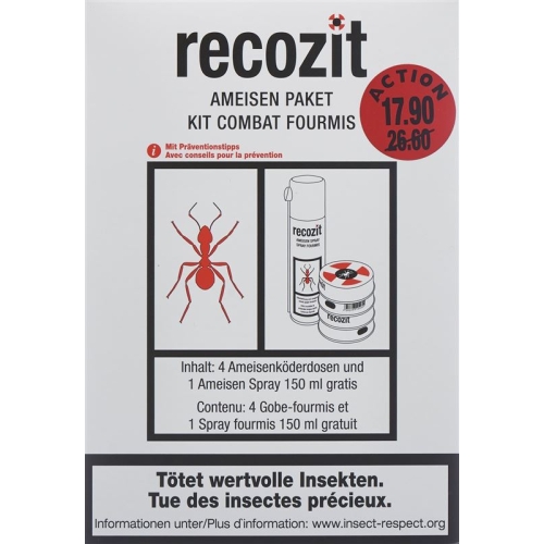 Recozit Ameisenpaket Akt mit Gratis Spray buy online