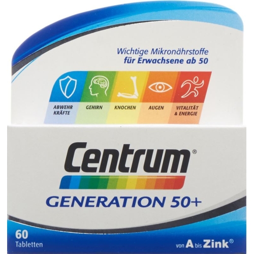 Centrum Generation 50+ von A bis Zink 60 Tabletten buy online