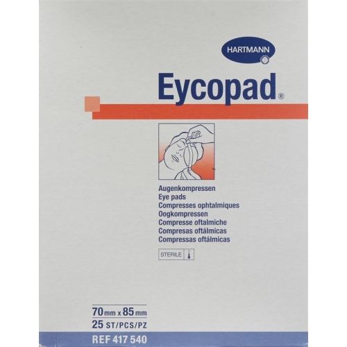 Eycopad Augenkompressen 70x85mm Steril 25 Stück buy online