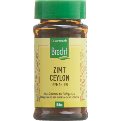 Brecht Zimt Ceylon Gemahlen Bio Glas 30g buy online