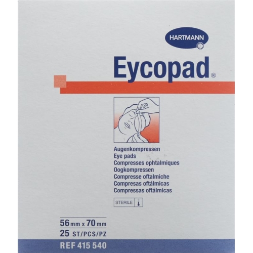 Eycopad Augenkompressen 70x56mm Steril 25 Stück buy online