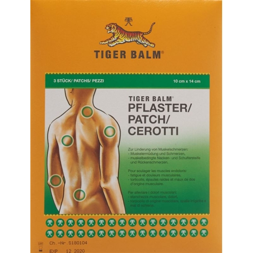 Tiger Balsam 3 Medizinal Pflaster buy online