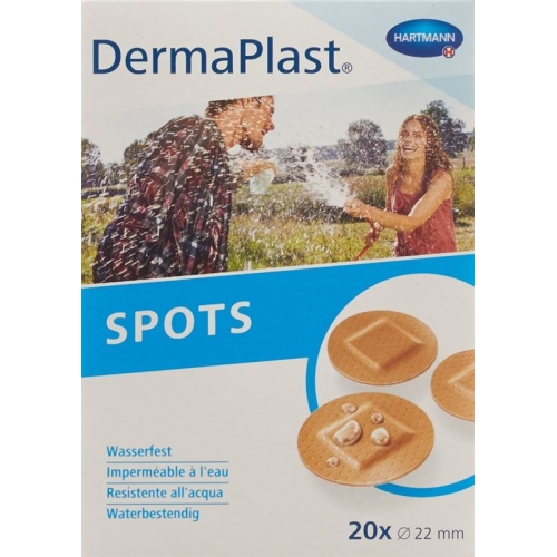 Dermaplast Spots Rund Hautfarbig 20 Stück buy online