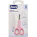 Chicco baby scissors with protective cap pink