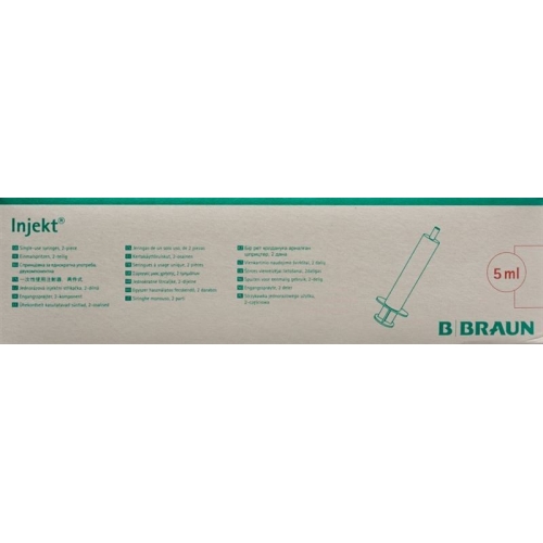 Braun Injektionsspritze 5ml Luer-Lock 100 Stück buy online