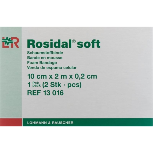 Rosidal Soft Schaumstoffbind 2.0mx10cmx0.2cm 2 Stück buy online