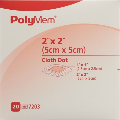 Polymem Adhesive Wundverband 5x5cm Vlies Steril 20 X buy online