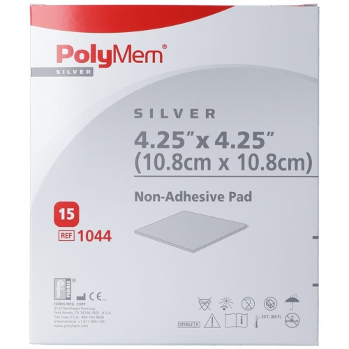 Polymem Silver Schaumv 10.8x10.8cm Non Ad St 15 X buy online